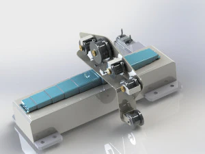 flat drip irrigation pipe machine part 3D Model