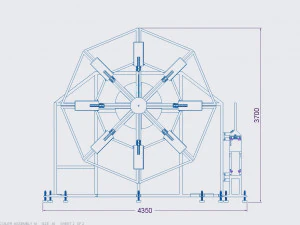 hdpe pipe coiling machine 3D Model