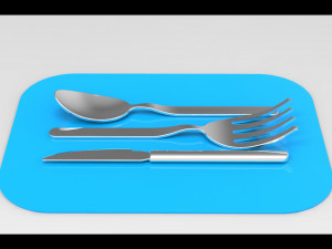 wooden dinning table set 3D Model