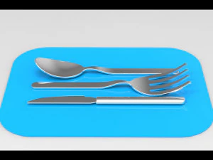 ahşap yemek masası takımı 3D Model