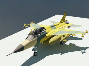 pakistani jf-17 block iii 3D मॉडल