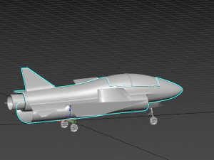 jet tempur Model 3D