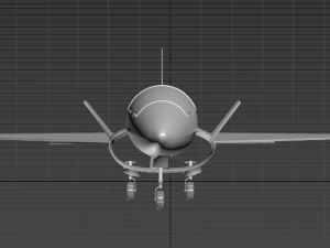 ca&ccedil;a a jato Modelo 3D