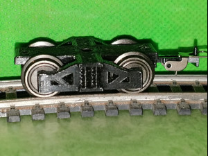 ho scale train bogie Model Cetak 3D