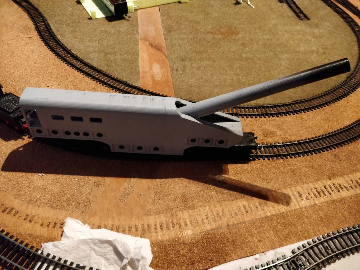 railway canon 3D Print Model .c4d .max .obj .3ds .fbx .stl .blend