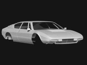 Lamborghini Urraco P300 3D Model