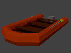 boat inflatable 3D Model