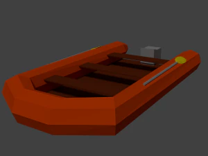 barca gonfiabile Modello 3D