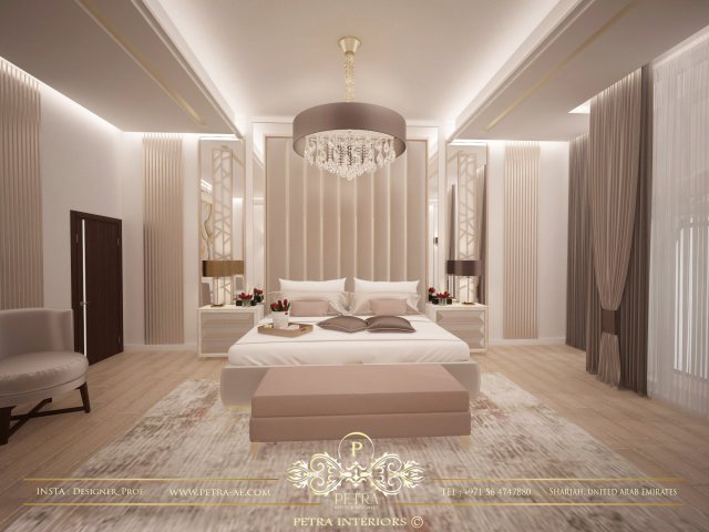 modern master bedroom design 3D Модель .c4d .max .obj .3ds .fbx .stl .blend 