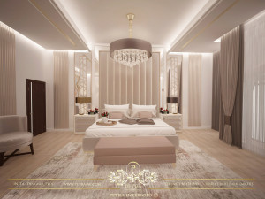 modern master bedroom design 3D 모델