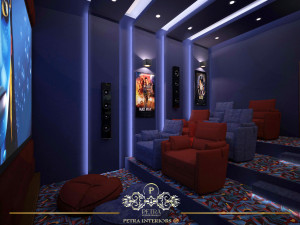 home cinema room Model 3D