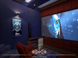 home cinema room Model 3D