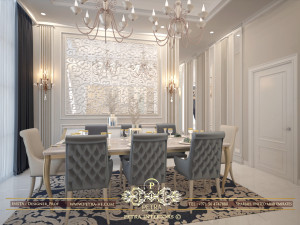 dining room with pantry 3D 모델