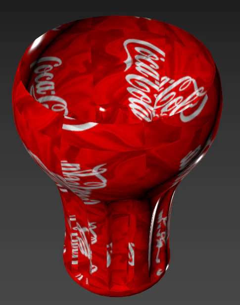 coca glass 3D Model .c4d .max .obj .3ds .fbx .stl .blend