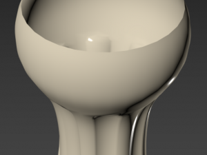 coca glass Modello 3D