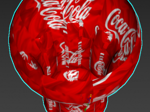 coca glass Modello 3D