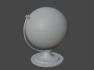 vintage globe 3D Model