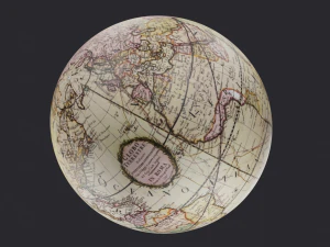 vintage globe 3D Model
