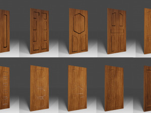 wood door 3Dモデル