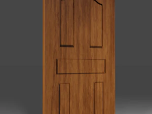 porta de madeira Modelo 3D