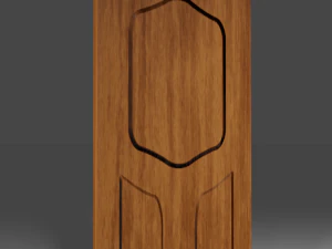 porta de madeira Modelo 3D