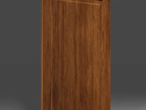 porta de madeira Modelo 3D