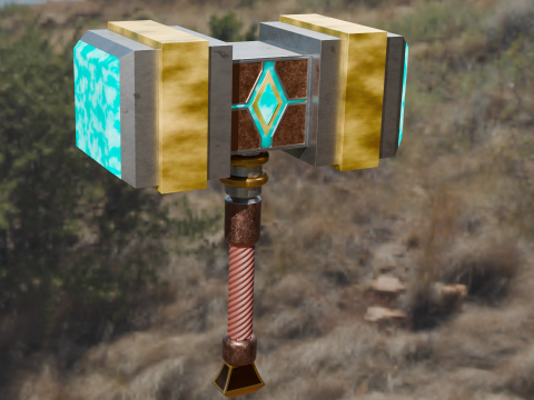 Hammer 3D मॉडल