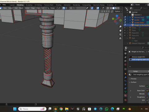 Hammer 3D मॉडल