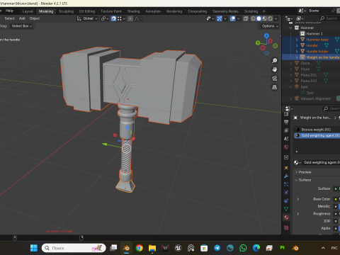 Hammer 3D मॉडल