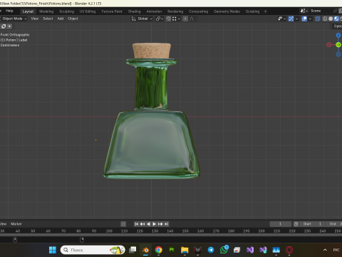 Restoration Potion 3D Model