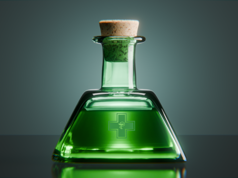 Restoration Potion 3D Model