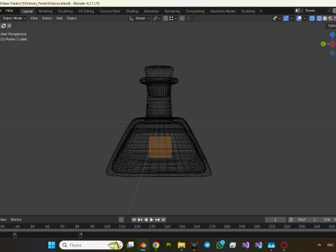 Restoration Potion 3D Model