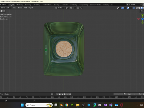 Restoration Potion 3D Model