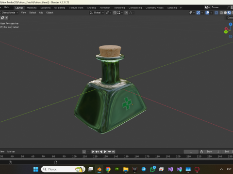 Restoration Potion 3D Model