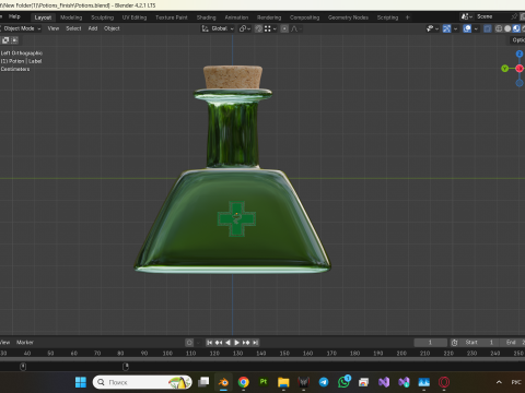 Restoration Potion 3D Model