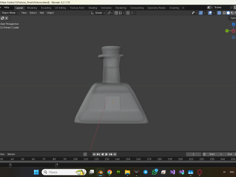 Restoration Potion 3D Model
