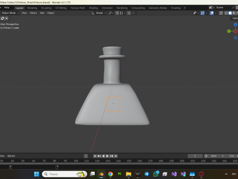 Restoration Potion 3D Model