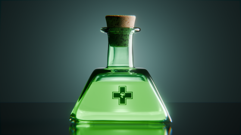 Restoration Potion 3D 模型 .c4d .max .obj .3ds .fbx .stl .blend