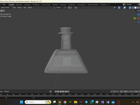 Restoration Potion 3D Model