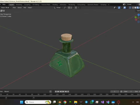 Restoration Potion 3D Model