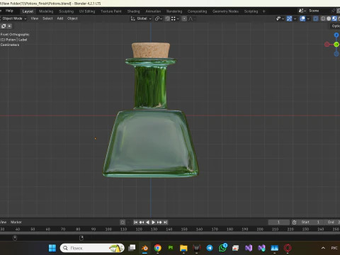 Restoration Potion 3D Model