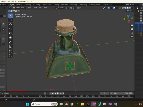 Restoration Potion 3D Model