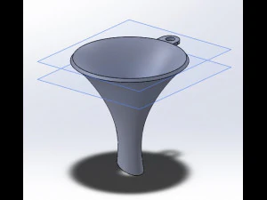 funil para garrafa pl&aacute;stica de &aacute;gua Modelo 3D