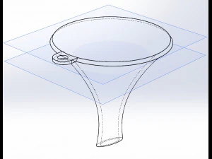 funnel for plastic water bottle 3D Model