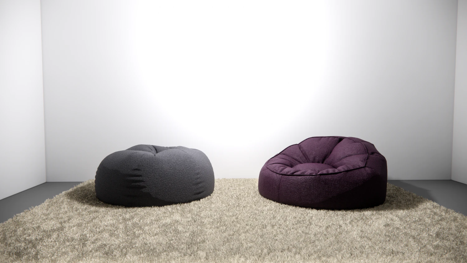 puffs sofas 3D Model .c4d .max .obj .3ds .fbx .stl .blend