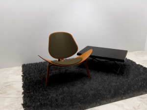 curve chair 3D Model