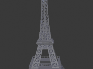 eiffel tower 3D Model