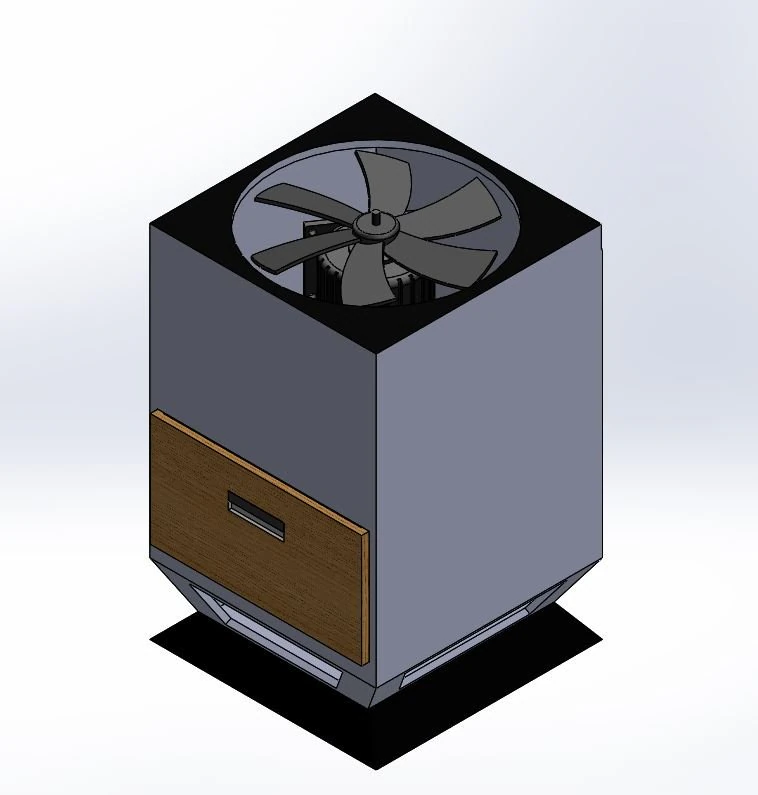indoor air purifier 3D Model .c4d .max .obj .3ds .fbx .stl .blend 