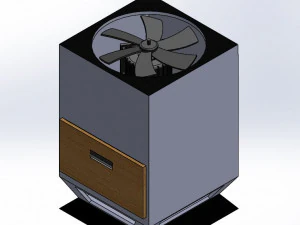 purificador de ar interno Modelo 3D