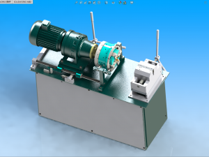 thread rolling machine 3D Model